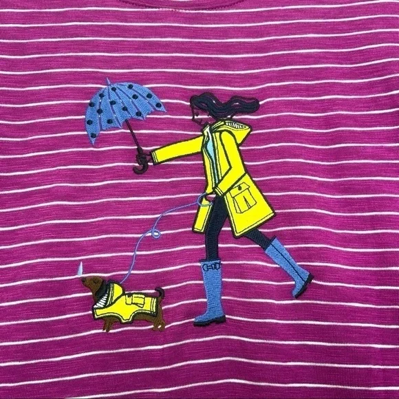 TALBOTS Crew-Neck Shirt. Size Medium. (NWT) - Picture 3 of 6